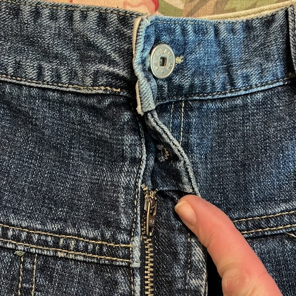 MARIiTHE FRANCOIS GIRBAUD Size 33 Hi-Waist Jeans  Button-Zip PaintSplotch - Picture 9 of 16